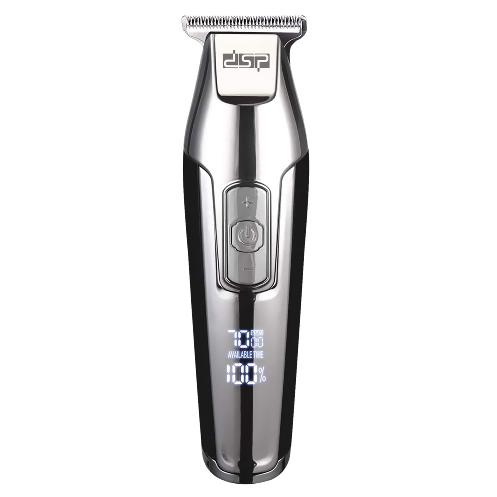 DSP men's shaver, continuous use up to 3 hours, black/gray, three levels of shaving 1 / 2 / 3, with 1 year warranty