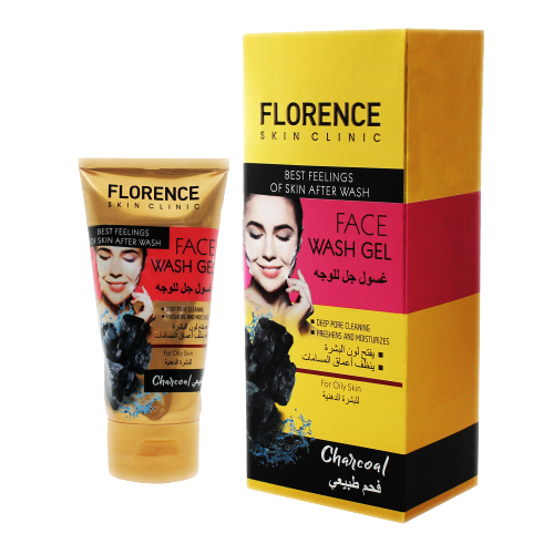 FLORENCE-Face Wash Gel with charcoal extract150ml