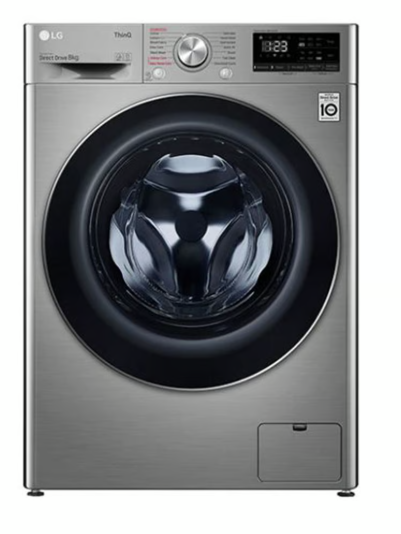 غسالة ملابس LG مع مجفف كامل سعة 8/5 كجم F2V5PGP2T-BMF