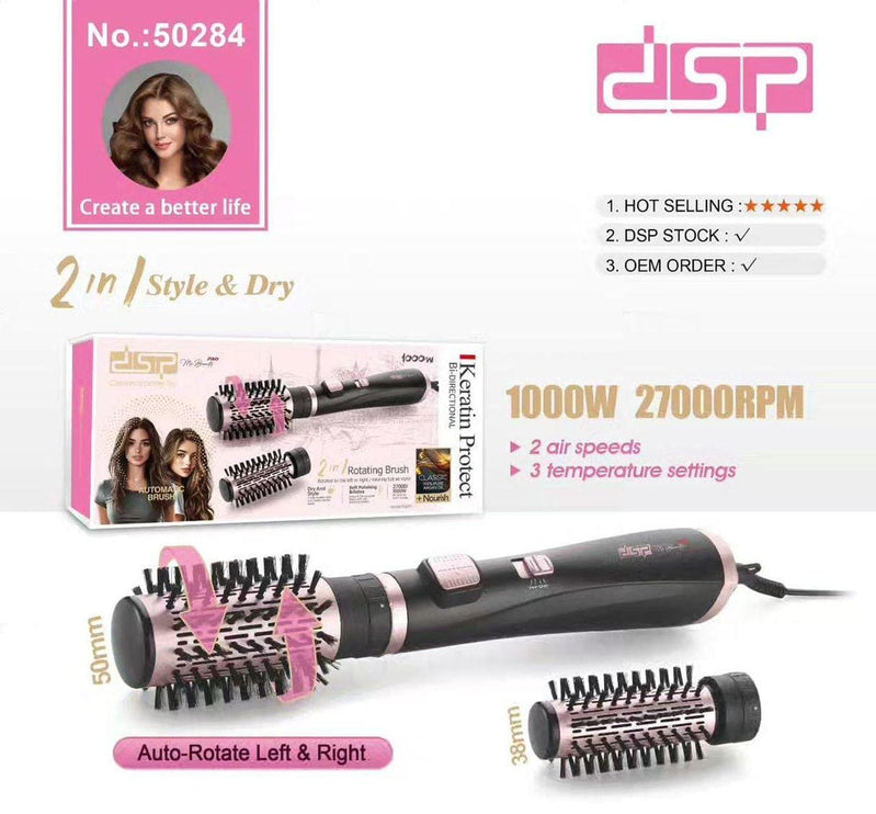 DSP rotating hair dryer model 50284 1000W