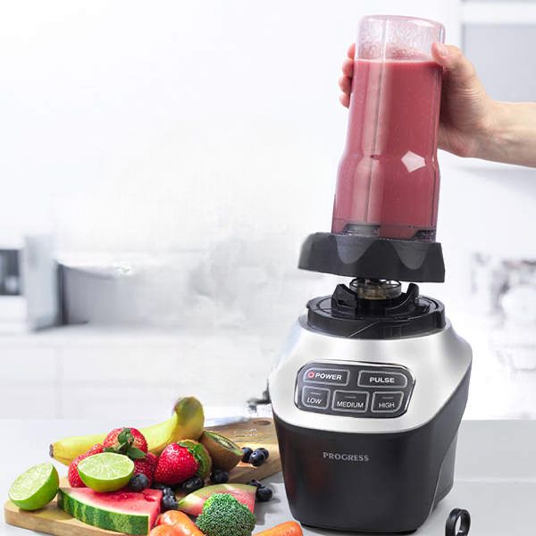 Progress® Digital Blender Pro Smoothie Maker 1.8L Plastic Jug 3 Speeds 1500W  خلاط نيو بروغرس® الرقمي صانع العصير سعة 1.8 لتر إبريق بلاستيكي 3 سرعات 1500 وات