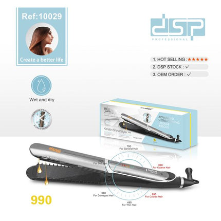 DSP 10029, Wet & Dry Keratin Shine Styler Hair Straightener