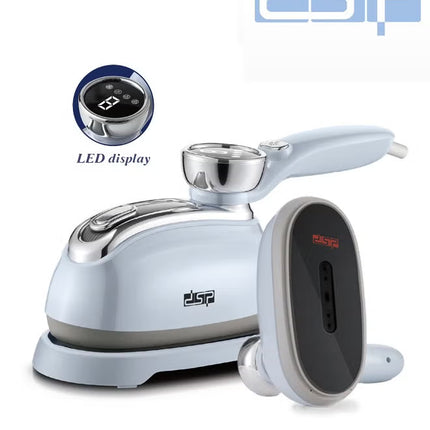 DSP Steamer for Clothes,1200W Portable Handheld Steamer Iron with LCD Display,4Mode,160 ML Detachable Water Tank, 25s Fast Heating 180° Swivel Handle Powerful Wrinkle Remover, Garment Steamer for Home, Dorm, Travel