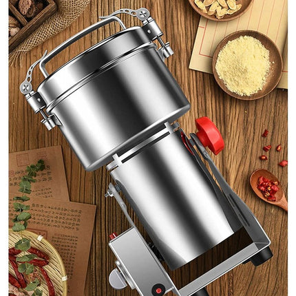 Jamaky 3000W 500G ELECTRIC ALUMINUM MULTIFUNCTIONAL GRINDER FOR GRAINS, SPICES, & HERBS JMK9004 ghx4371
