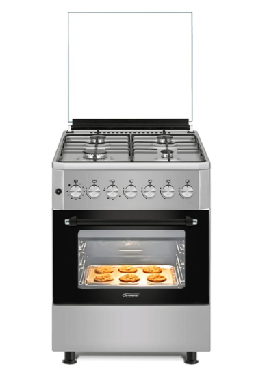 General Gold Freestanding Gas Cooker 60×60 cm – 4 Burners, Oven & Grill