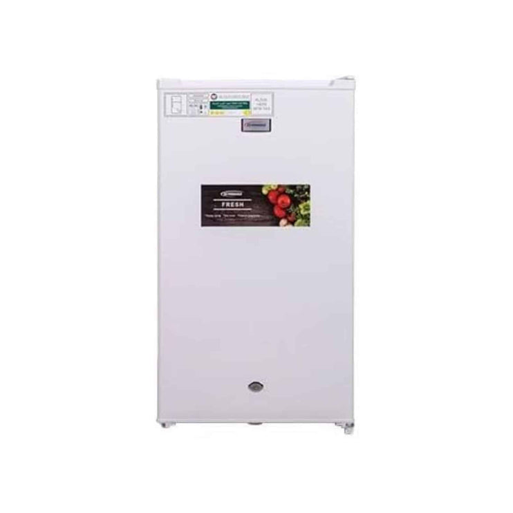 General Gold Table Top Mini Fridge, 121L Capacity, Compact and Energy Efficient, 100W Power, White Finish