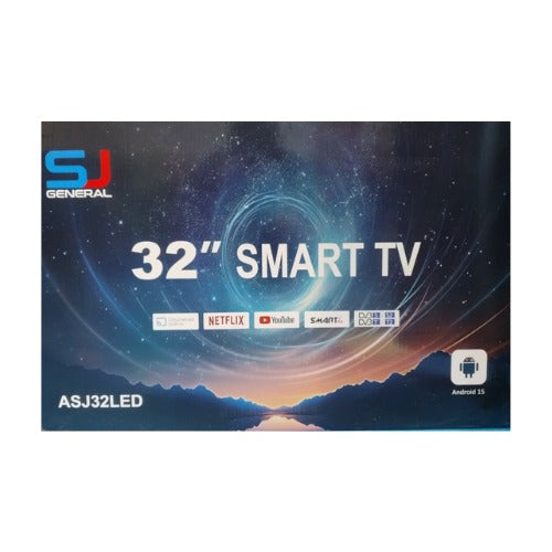 تلفزيون SJ GENERAL QLED الذكي 4K مقاس 32 بوصة