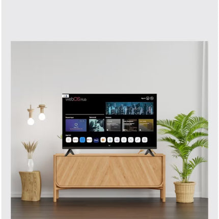 تلفزيون H2O الذكي LED بدون إطار، 70 بوصة | نظام تشغيل ويب | ريموت سحري | دقة فائقة 4K | تحكم صوتي بالذكاء الاصطناعي | تصميم أنيق بدون حواف