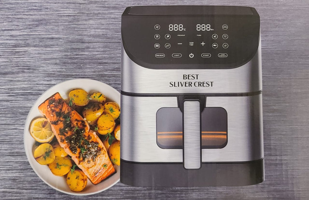 Best Sliver Crest Stainless Steel Digital Air Fryer 12 L , 2400 watts