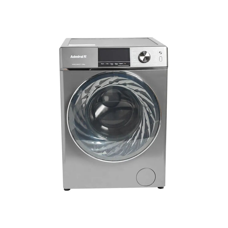Admiral Front Load Washer & Dryer Combo | 12KG Wash + 8KG Dry | 1400 RPM | Silver (ADWD128SICP)