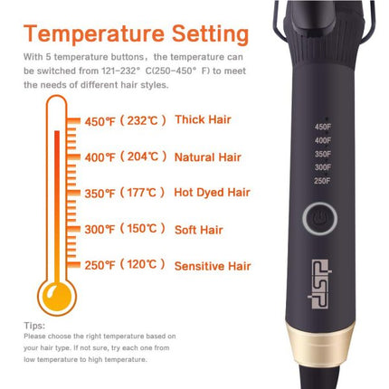 DSP 20108A، مكواة تجعيد الشعر الاحترافية 25 مم