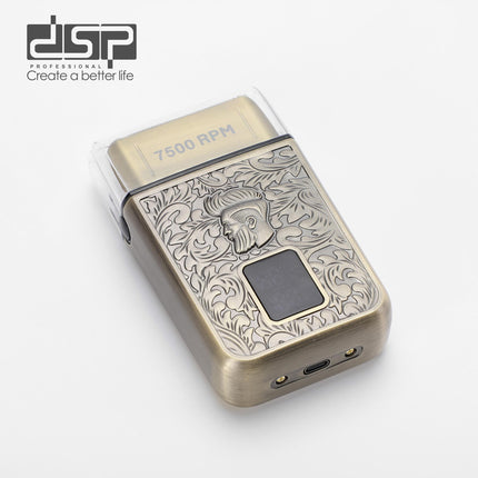 DSP Beard Trimmer 60589 features. Color Gold-colored.