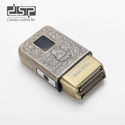 DSP Beard Trimmer 60589 features. Color Gold-colored.