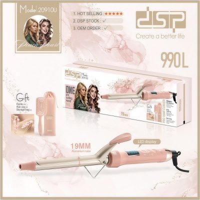 DSP 20910u، مكواة تجعيد الشعر 19 مم