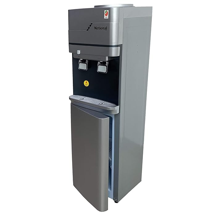 National Pro Water Dispenser With Cabinet Storage VN558 - Silver