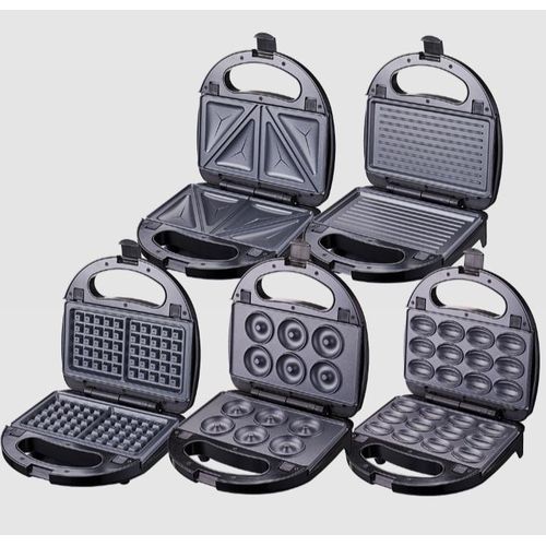 صانع الوجبات الخفيفة المتعددة ستيرلينغ 5 في 1 - 750 واط