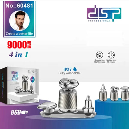 DSP 4 in 1 trimmer with acrylic base 60481