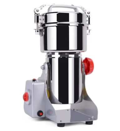 Silver Crest 500 grams Heavy Grinder for Cereal, Grain, Spice Powder Grinder Machine 100% Copper Motor, Imported/1800W