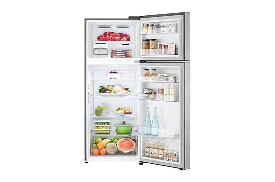 LG Top Mount Freezer Refrigerator With Smart Inverter GN-B522PLGB 395L Platinum Silver