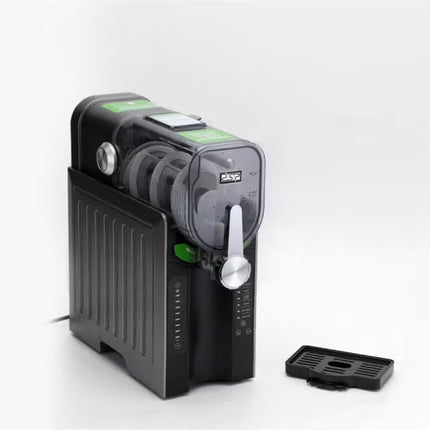 DSP KJ3085 Frozen Dessert & Slushie Maker – 1500W Electric Ice Drink Machine with Quick-Freeze, Compressor Cooling, 6 Preset Modes, Adjustable Thickness & One-Touch Control – Stainless Steel