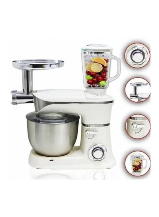 DSP KM3031 معالج طعام متعدد الوظائف 3 في 1، 1300 واط، 6.5 L - أبيض