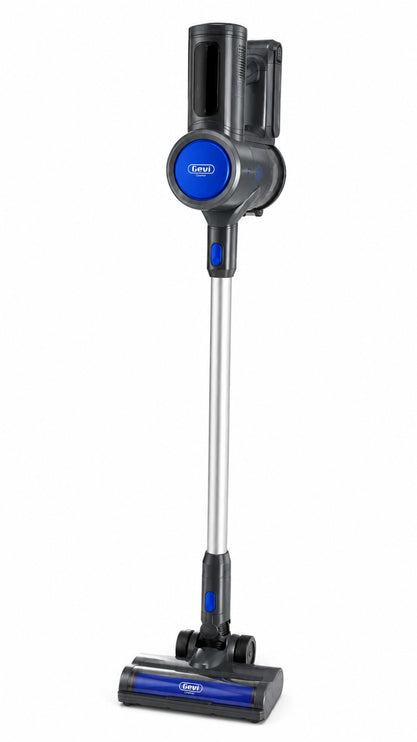 Gevi Brushless Cordless Vacuum for 22Kpa Motor with HEPA 45mins Runtime, Detachable Battery, Lightweight Vacuum for Carpet, Pet Floor 400W / Color Blue/0.6L
