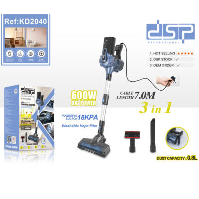 DSP KD2040, Wired 600W Vacuum Cleaner