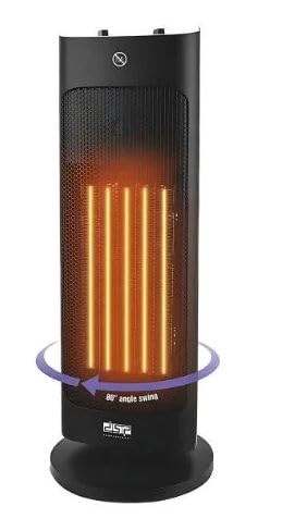 DSP KD3035 DSP Tower Fan Heater – 80° Oscillation with Thermostat, 2000W