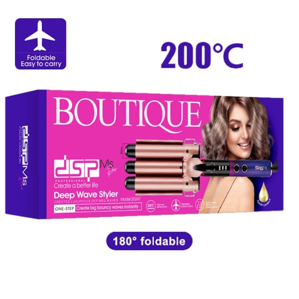 DSP 20247, Foldable Hair Curler Heat Up To 200C