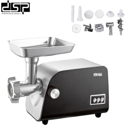 DSP KM5024 Meat Grinder 1200 watts Black/Silver