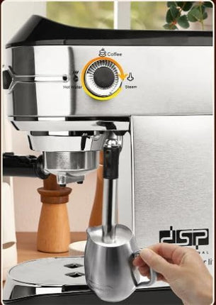 DSP KA3065 Espresso Coffee Makerwith Thermal Fast Heating System & Milk Frother Steam