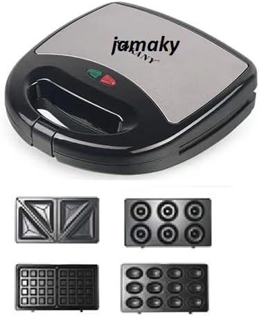 Jamaki 4 in 1 Sandwich Maker 1500W Multifunctional Donut Waffle Nut Maker Easy to Use - jmk2012