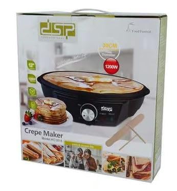 DSP Crepe Maker KC3018,1200 watt capacity - 30 cm capacity