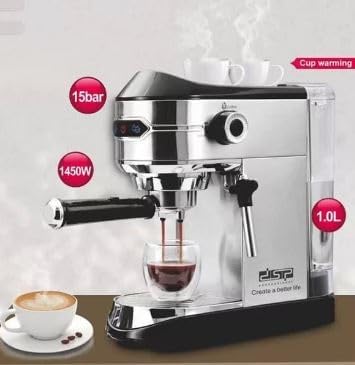 DSP KA3065 Espresso Coffee Makerwith Thermal Fast Heating System & Milk Frother Steam