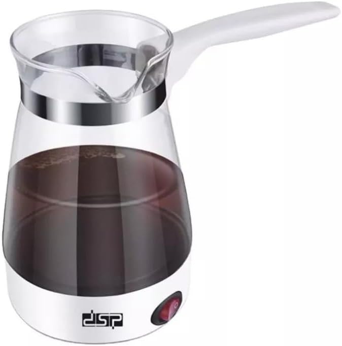 DSP KA3037 Glass Turkish Coffee Maker, 600 Watts - Assorted Colors