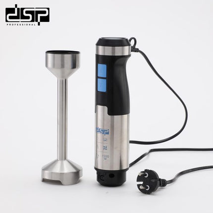 Dsp 4 IN 1 Hand Blender,Immersion Blender Handheld for Kitchen,Emulsion Blender Handheld with Titanium Blades,1500W Electric Hand Mixer with BPA Free Attachments:Chopper Bowl,Whisk,Measuring Cup,KM1172