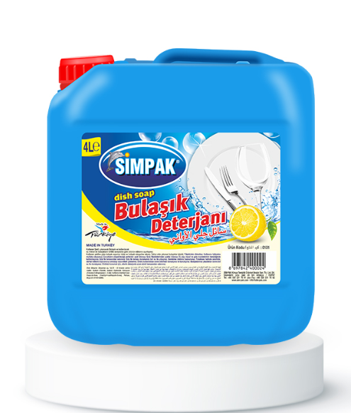 Simpak dishwashing detergent 4L (Lemon)