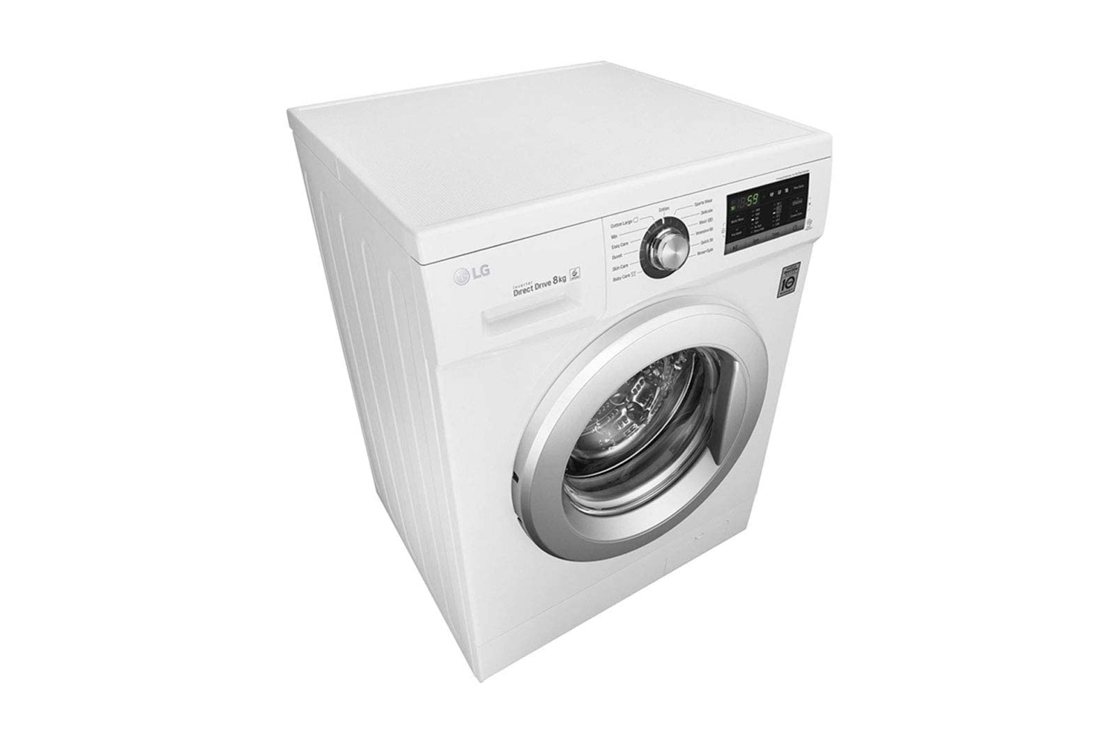 LG 7 Kg 1000 RPM Direct Drive Motor Front Load Washing Machine, White