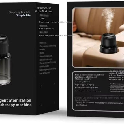معطر جو للسيارة بلو مان 130 مل، 3 أوضاع رش، تحكم باللمس، شاشة LED، وقت شحن ساعة واحدة، بطارية 200 مللي أمبير/ساعة، تغطية 20 مترًا مربعًا، وقت عمل من 3 إلى 4 ساعات