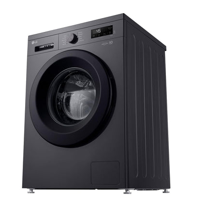 LG 1200 RPM Front Load STS Drum 6 Motion DD Washing Machine, 8 kg Capacity, Middle Black