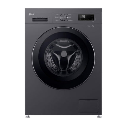 LG 1200 RPM Front Load STS Drum 6 Motion DD Washing Machine, 8 kg Capacity, Middle Black