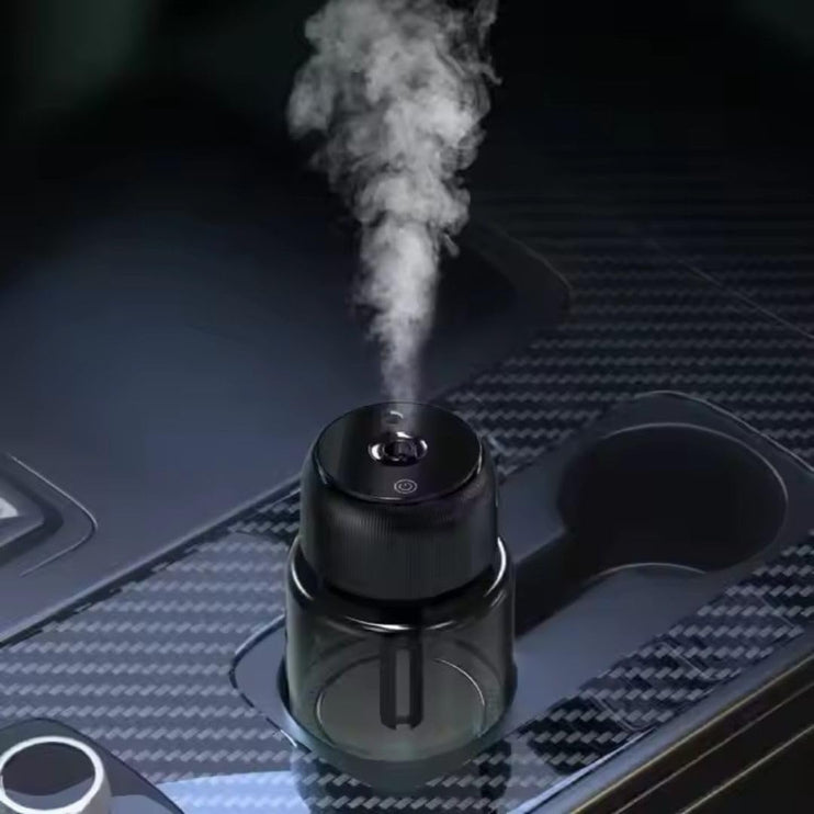 معطر جو للسيارة بلو مان 130 مل، 3 أوضاع رش، تحكم باللمس، شاشة LED، وقت شحن ساعة واحدة، بطارية 200 مللي أمبير/ساعة، تغطية 20 مترًا مربعًا، وقت عمل من 3 إلى 4 ساعات