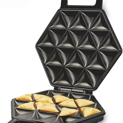DSP KC1221 Samosa Dumpling Maker with 8 Cavity Mold, 1200W Power, Non-Stick Coating, Perfect for Home or Commercial Use