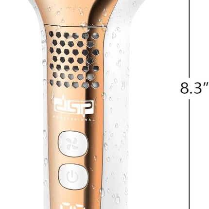 جهاز إزالة مسامير القدم الكهربائي DSP بسرعتين، 10000 دورة في الدقيقة و3 بكرات - مبرد قدم مقاوم للماء IPX5، وقت تشغيل 90 دقيقة، مقشر قدم فعال ومزيل مسامير القدم للعناية بالقدمين