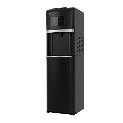 HITACHI Water Dispenser, Bottom Loading, Hot Cold and Ambient Temperature, Japanese Quality Floor Standing Water Cooler, Child Safety lock, Best for Home, Office-Pantry, Black, HWD-B30000 (2023 Model)