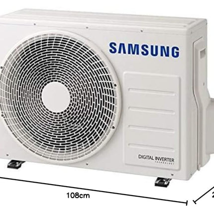 مكيف هواء سبليت سامسونج 1.5 طن، عاكس رقمي بدون هواء، ضاغط 8 أقطاب، مثلث R410 AR18TVFCCWK/GU ضمان كامل لمدة عام واحد.