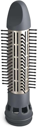 Philips 7000 Series Air Styler, Rotating ThermoBrush for more volume and defined hair styling, 2 attachments, 1000W, White/Gray - BHA710/13