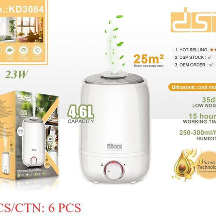 DSP KD3084 | Ultra sonic Humidifier 23W, 4.6L