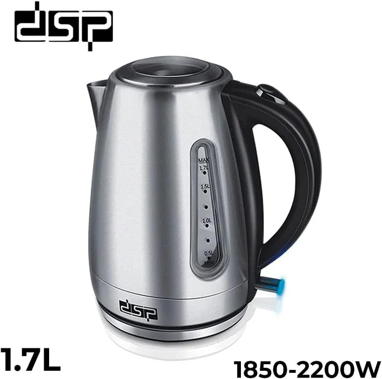 DSP Metal electric kettle KK1137 1.7 L / 2200w black