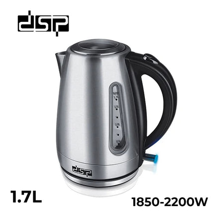 غلاية كهربائية معدنية DSP KK1137 1.7 L 1850-2200 واط أسود